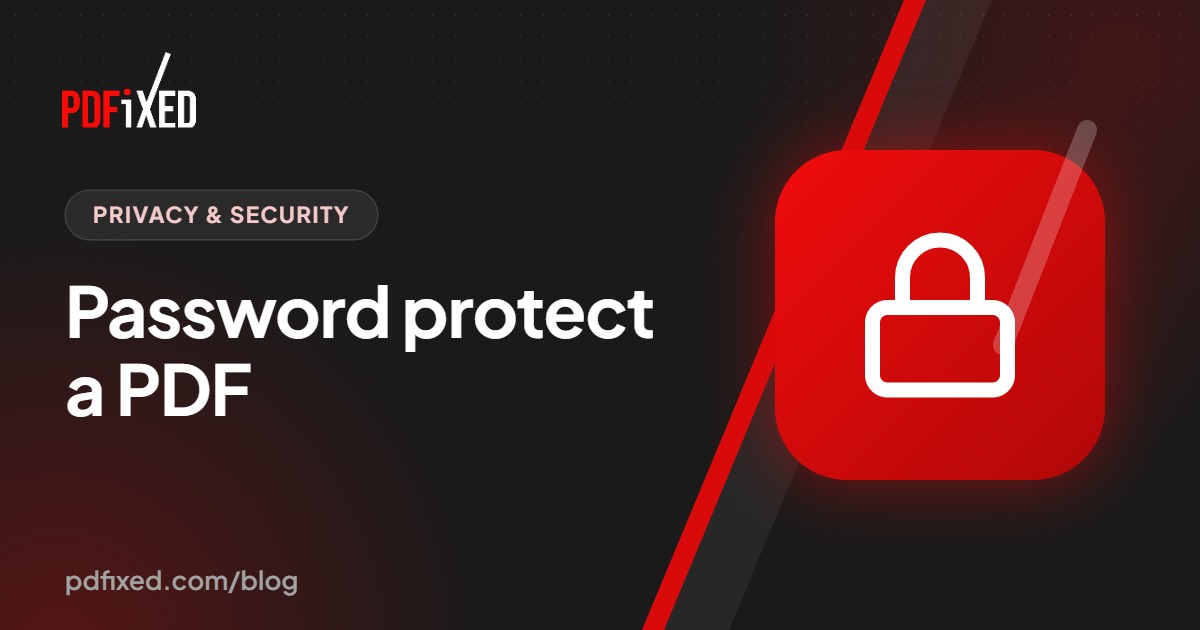A PDF document locked with a padlock