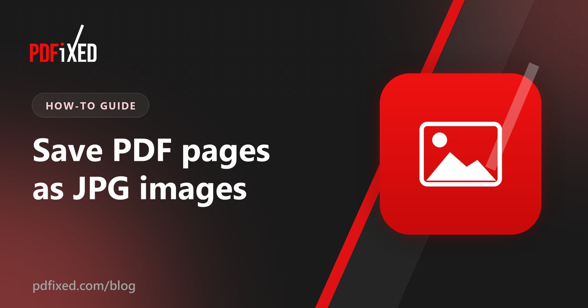 PDF pages being saved as JPG images
