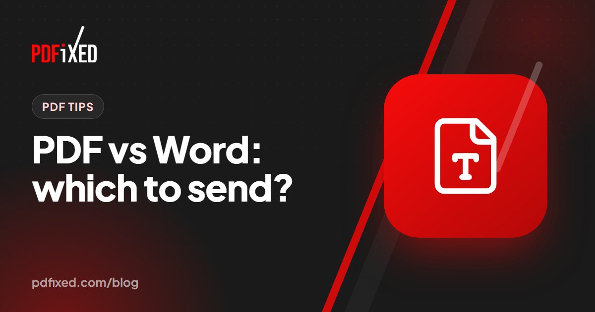 A PDF file and a Word document side by side